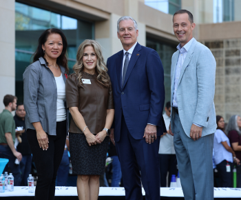  image of toyota leaders with superintendent williams and plano mayor john muns